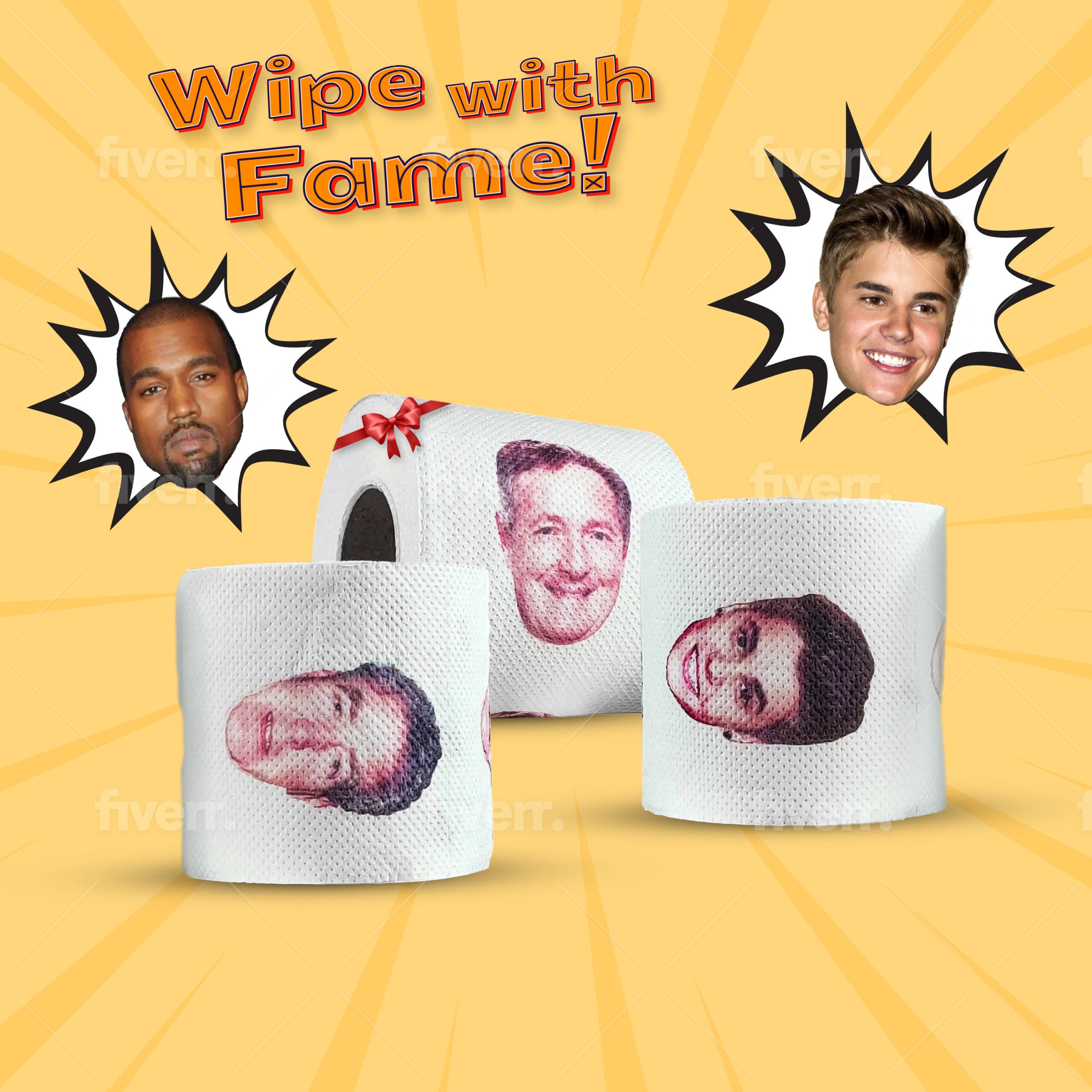Celebrity Toilet Paper