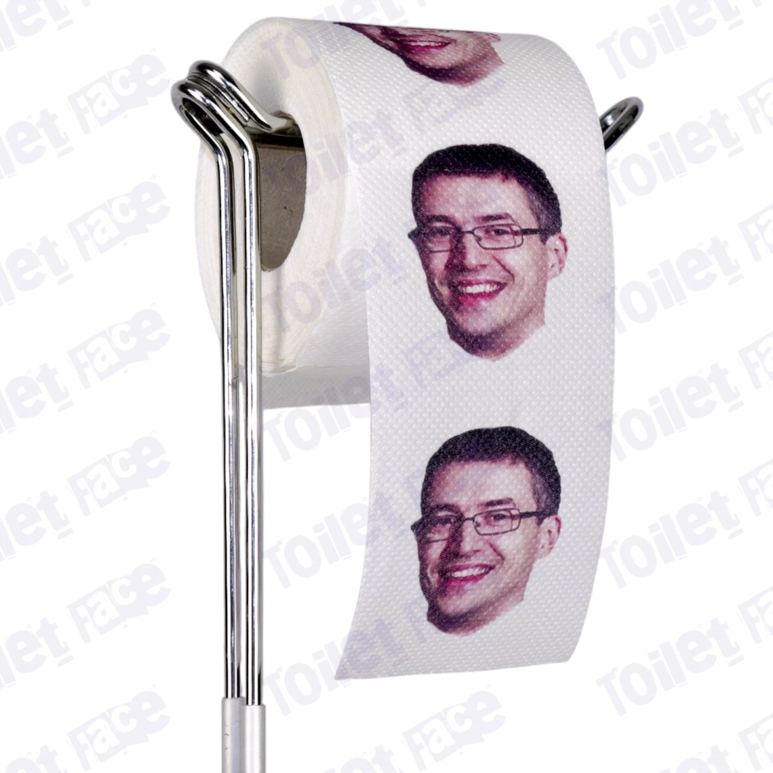 Adrian Ramsay Novelty Toilet Paper Product Image On A Stand