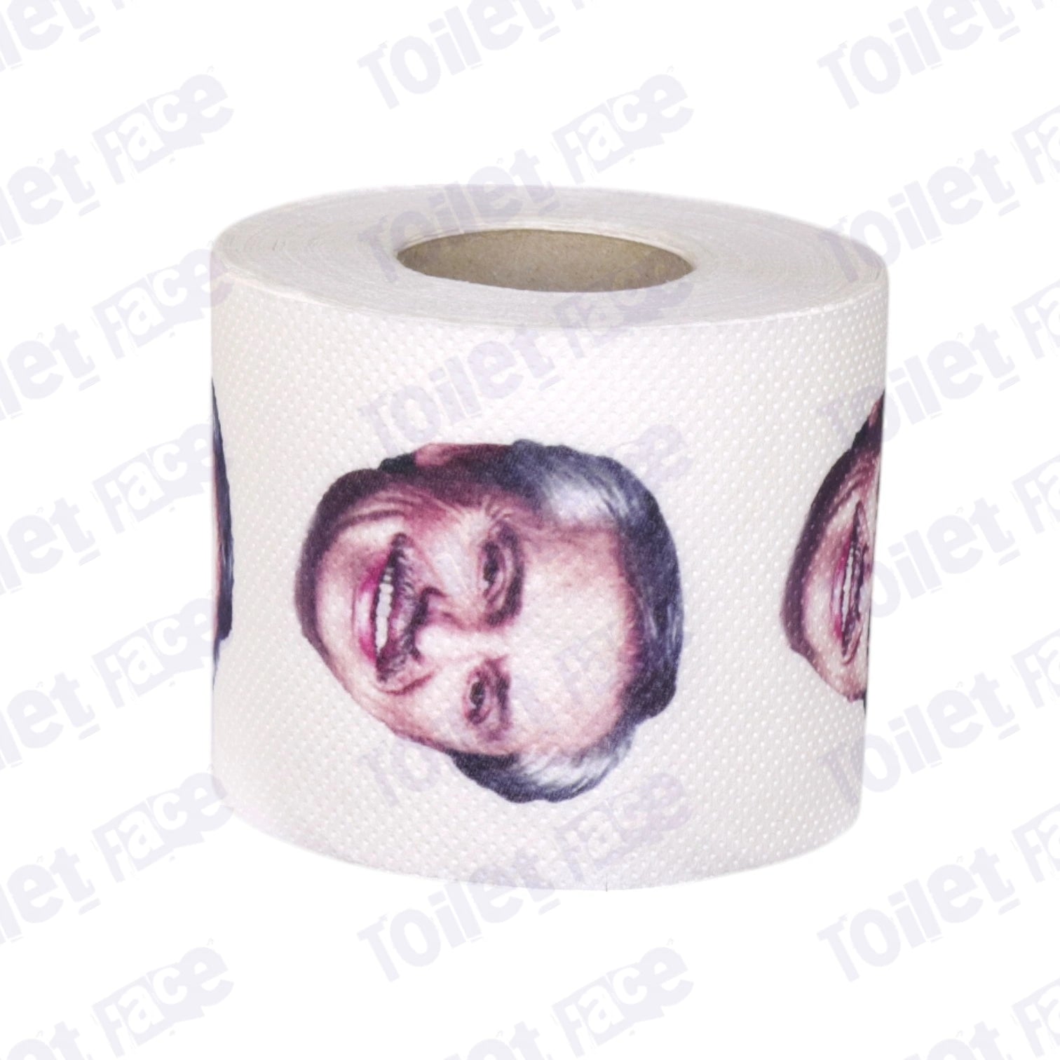 Alberto Fernández Novelty Toilet Paper Product Image On It's Side