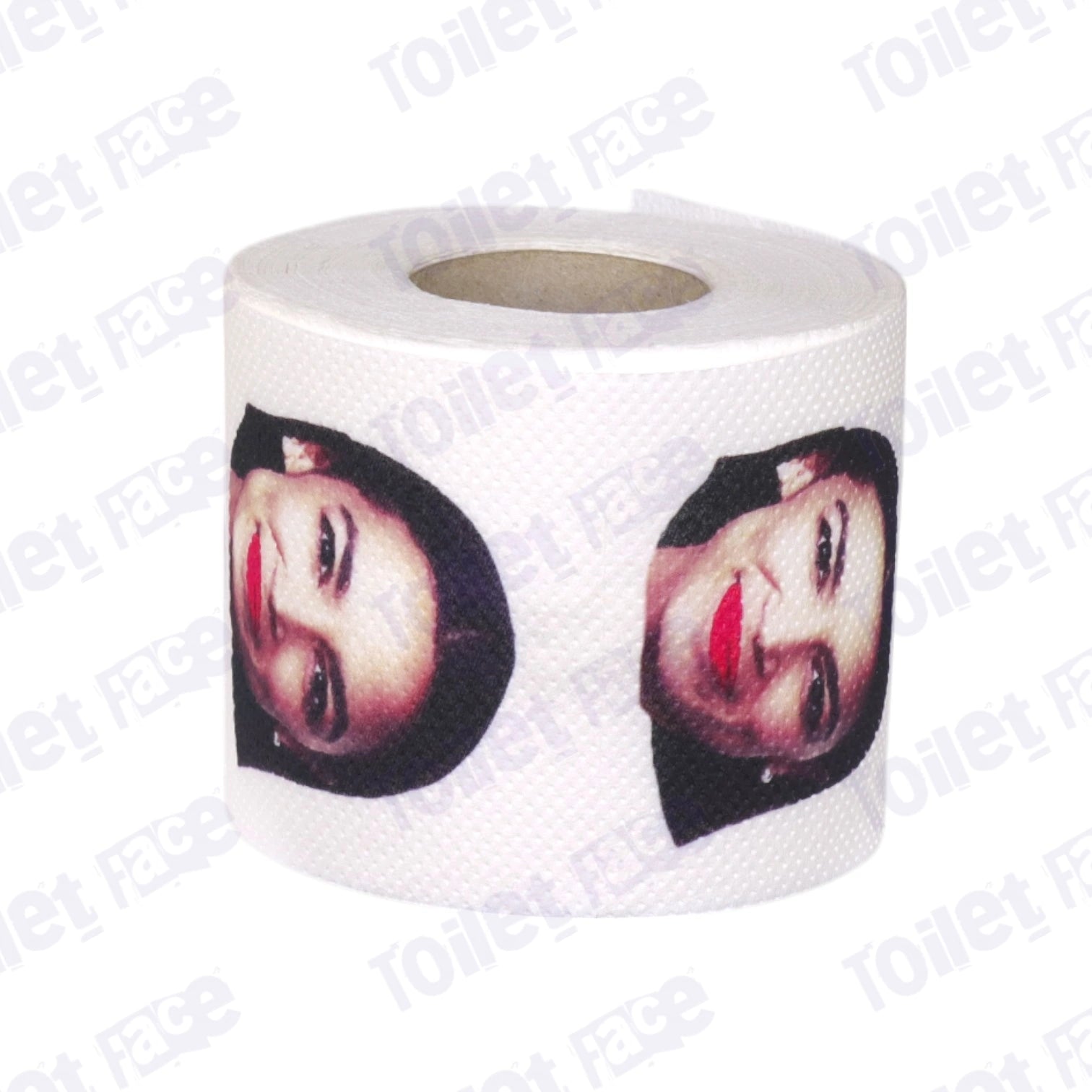 Alexandria Ocasio-Cortez Novelty Toilet Paper Product Image On It's Side