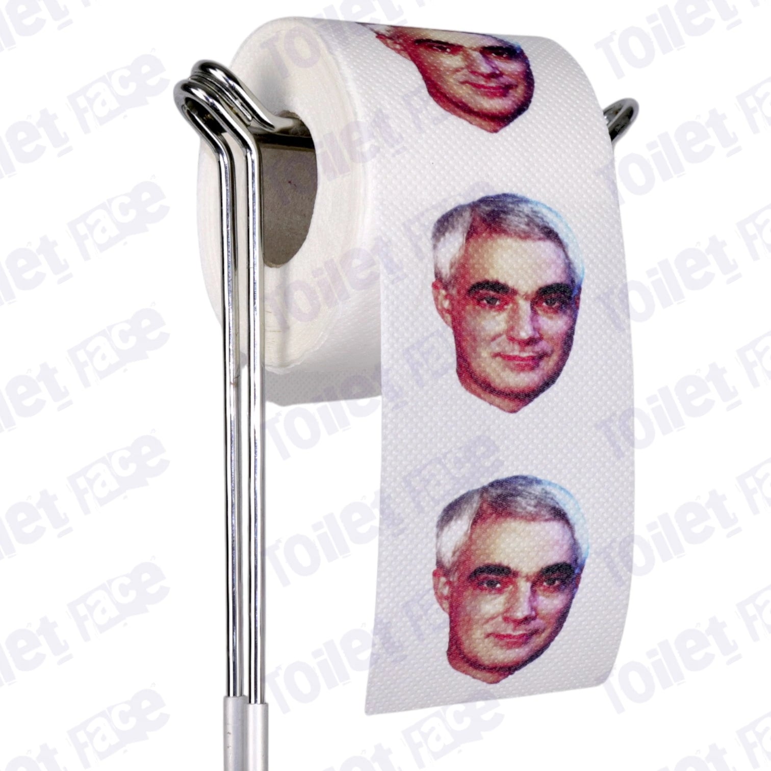 Alistair Darling Novelty Toilet Paper Product Image On A Stand