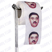 Anwaar-ul-Haq Kakar Novelty Toilet Paper Product Image On A Stand