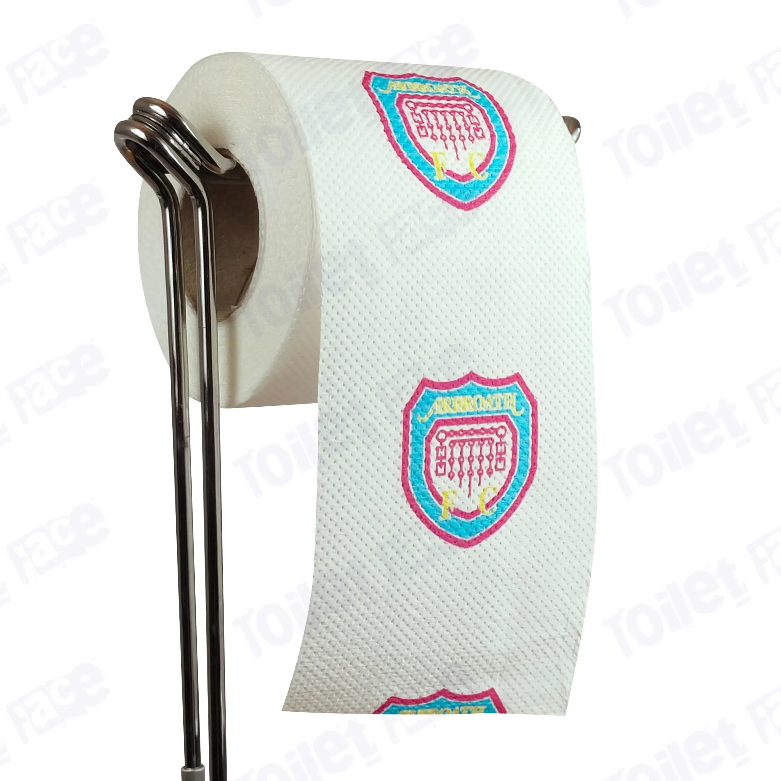 Arbroath Novelty Toilet Paper Product Image On A Stand|Arbroath Novelty Toilet Paper Product Image On It's Side|||||||||||||||