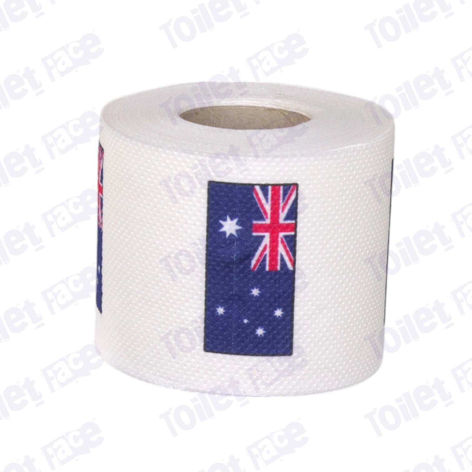 australia flag printed on novelty toilet paper roll