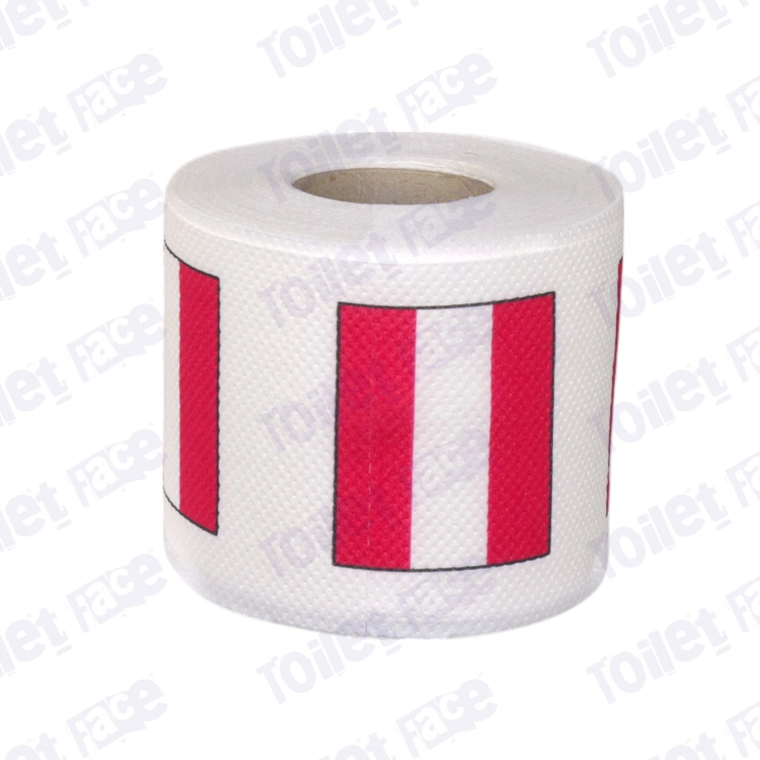 austria flag printed on novelty toilet paper roll