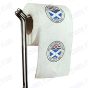Ayr United Novelty Toilet Paper Product Image On A Stand|Ayr United Novelty Toilet Paper Product Image On It's Side|||||||||||||||