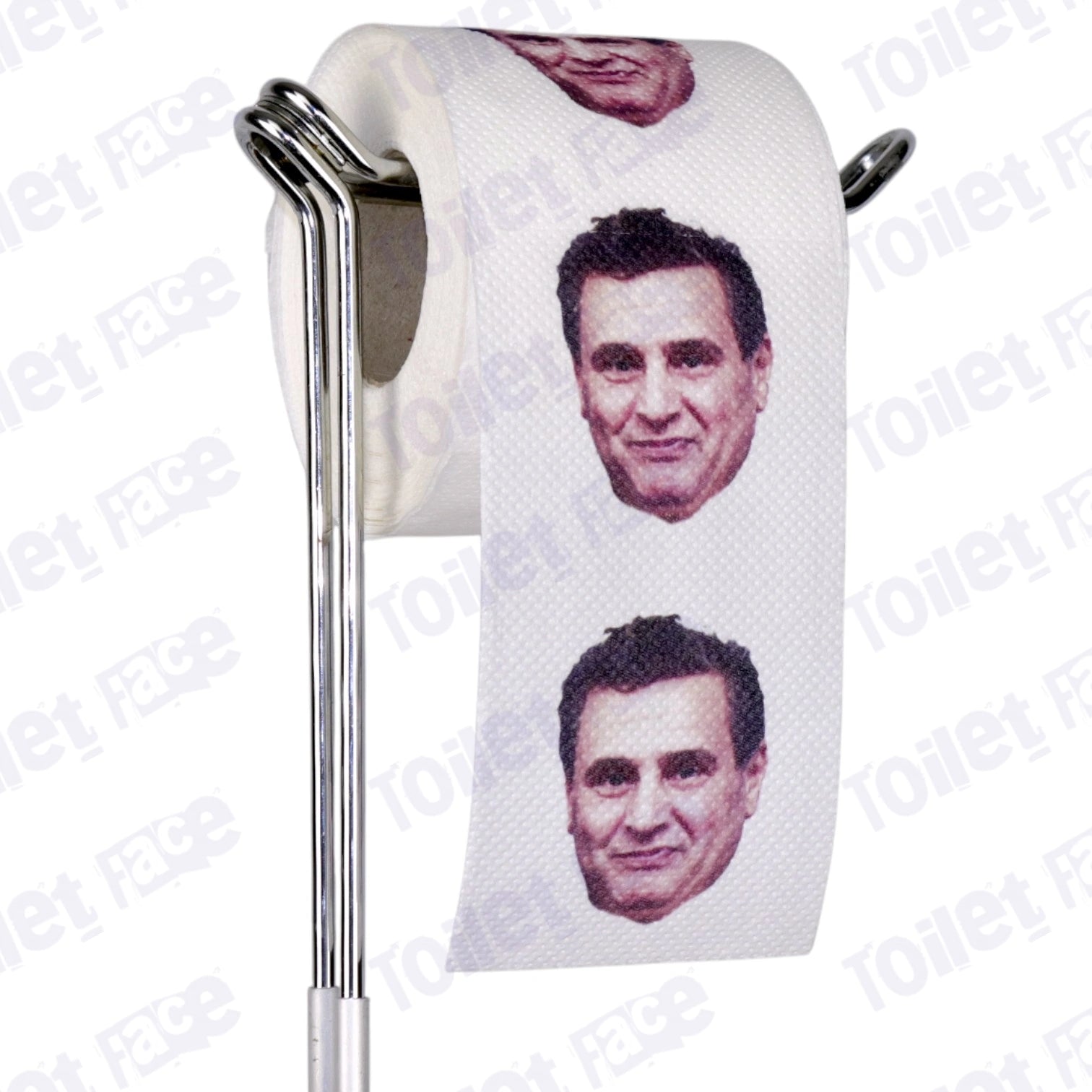 Aziz Akhannouch Novelty Toilet Paper Product Image On A Stand
