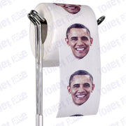 Barack Obama Novelty Toilet Paper Product Image On A Stand