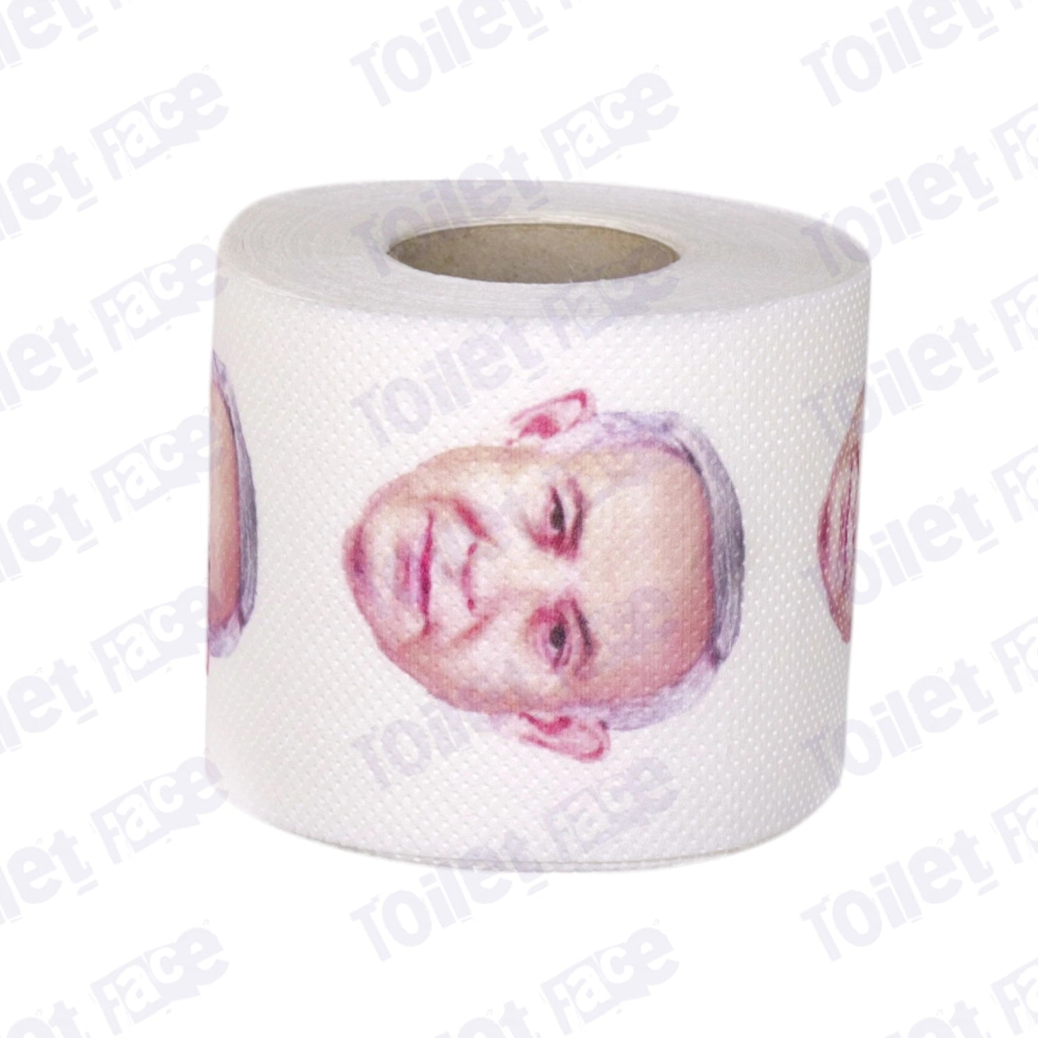 Benjamin Netanyahu Novelty Toilet Paper Product Image On It's Side