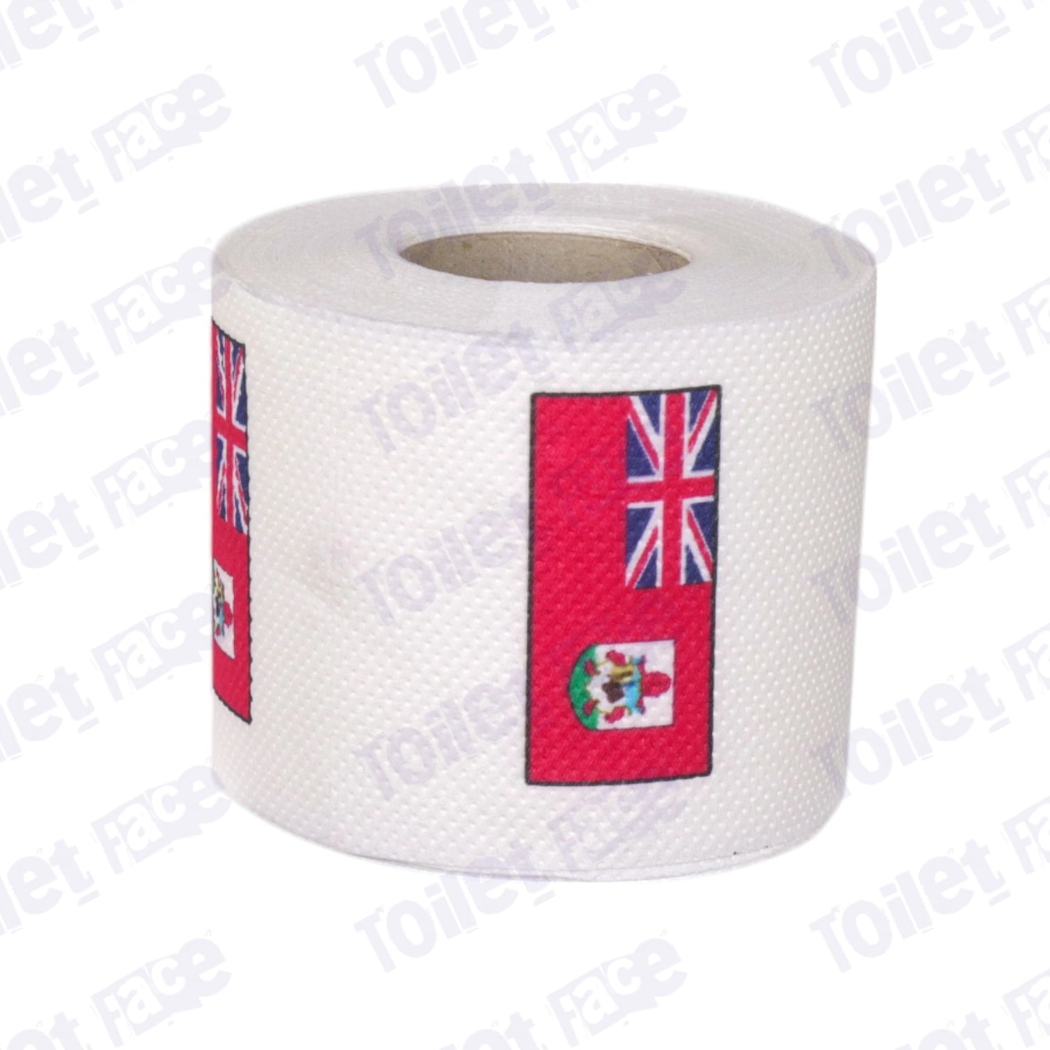 bermuda flag printed on novelty toilet paper roll