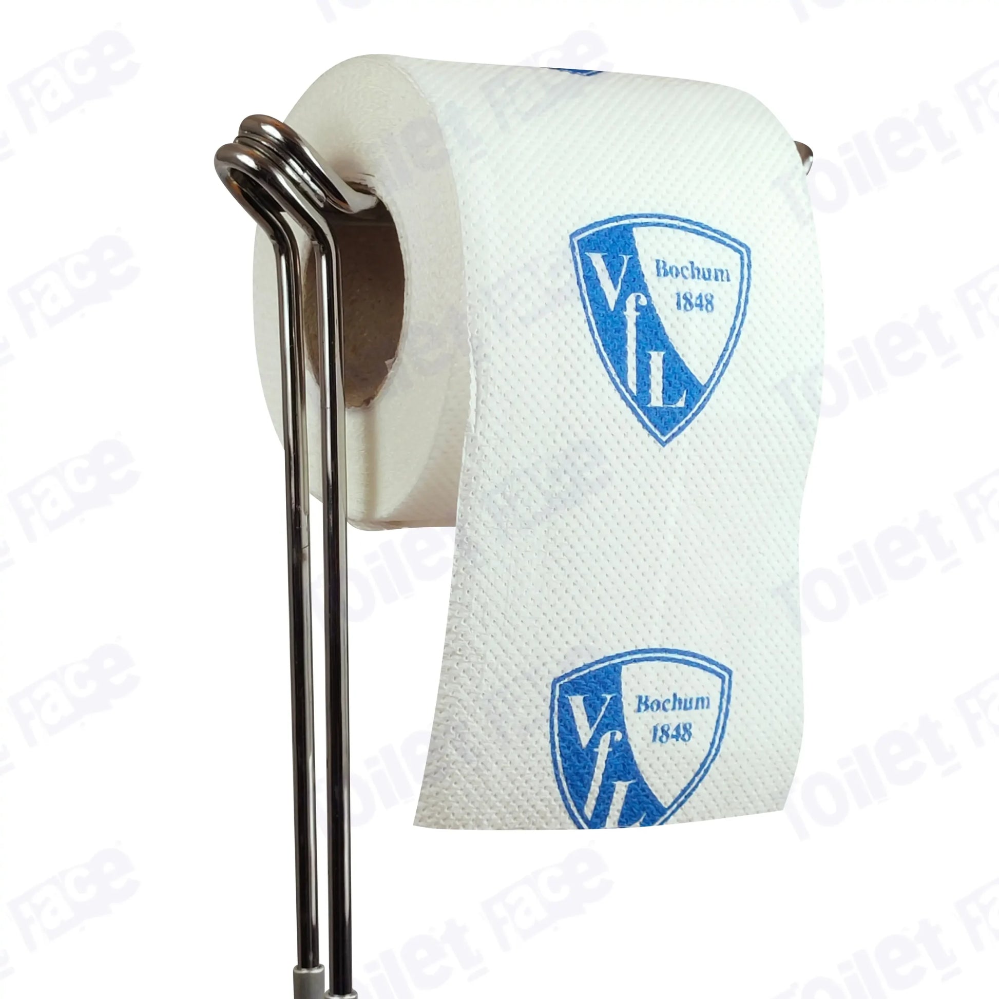 Bochum Novelty Toilet Paper Product Image On A Stand|Bochum Novelty Toilet Paper Product Image On It's Side|||||||||||||||