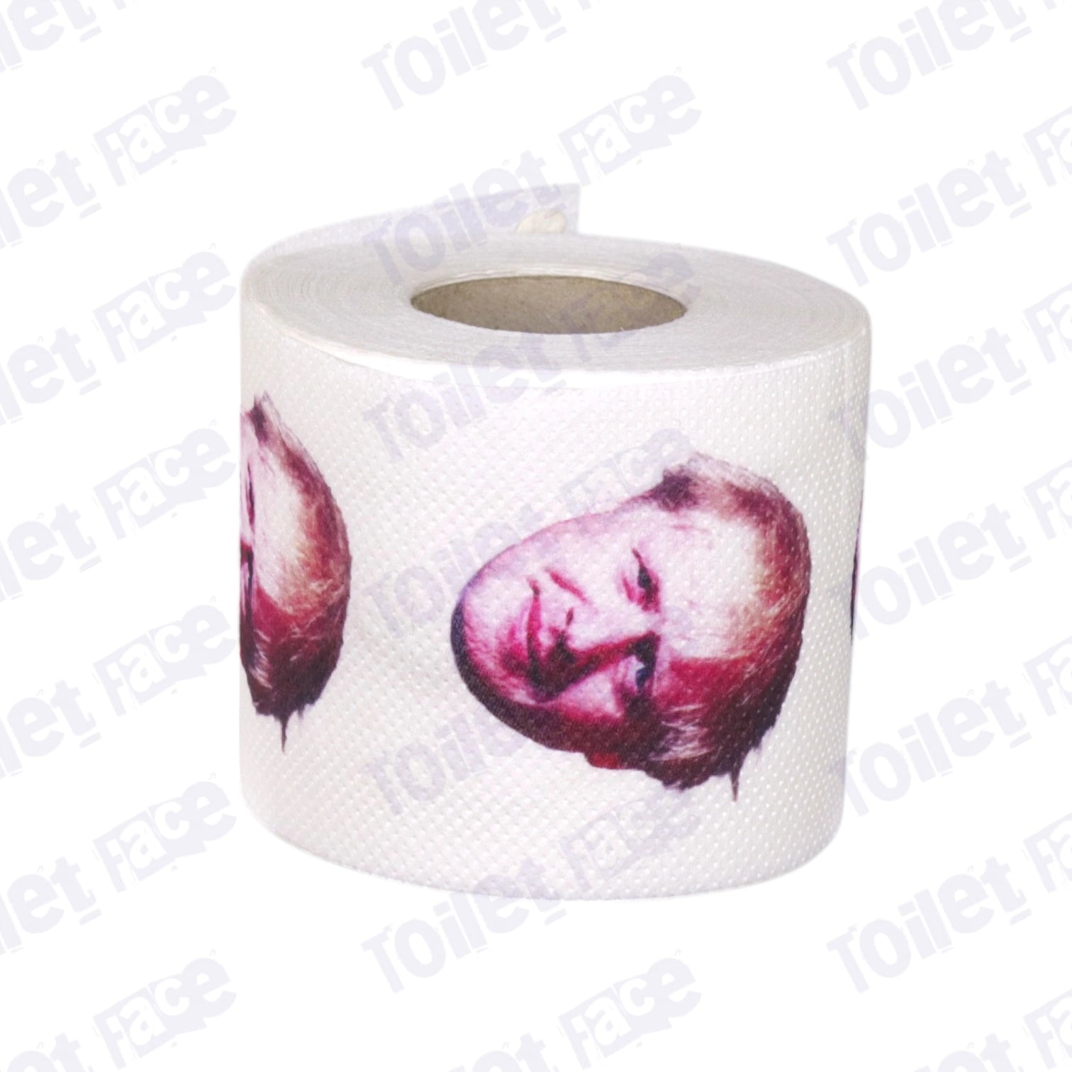 Boris Johnson Novelty Toilet Paper Product Image On It's Side