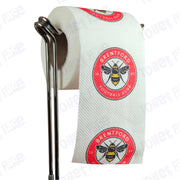 Brentford Novelty Toilet Paper Product Image On A Stand|Brentford Novelty Toilet Paper Product Image On It's Side|||||||||||||||