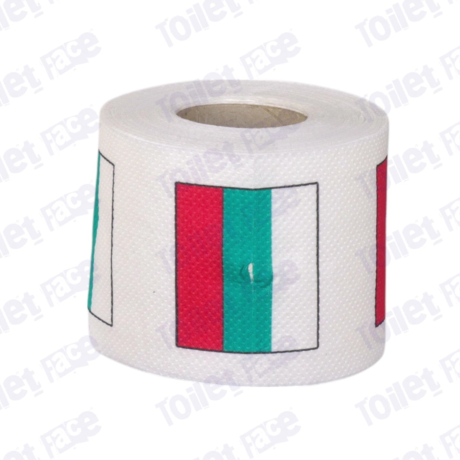bulgaria flag printed on novelty toilet paper roll