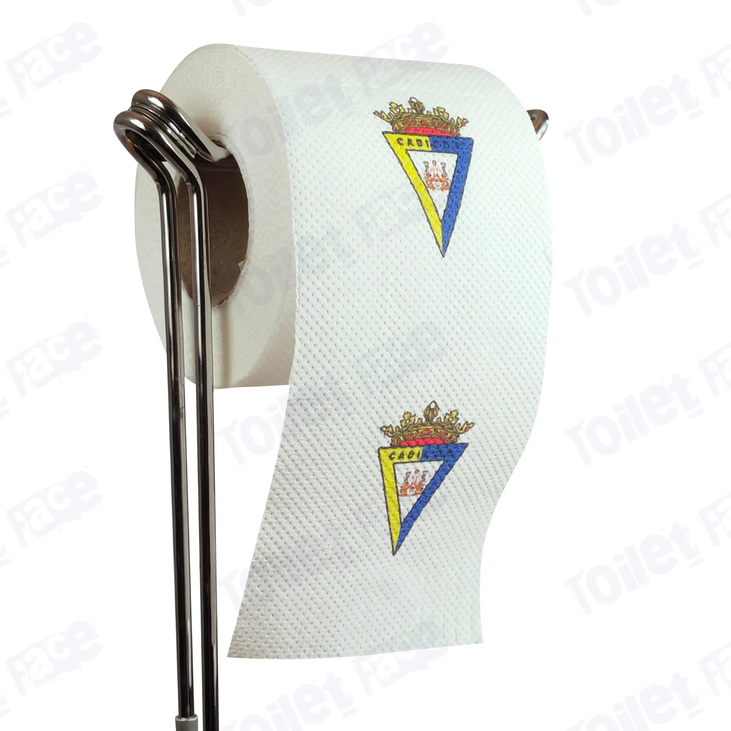 Cadiz Novelty Toilet Paper Product Image On A Stand|Cadiz Novelty Toilet Paper Product Image On It's Side|||||||||||||||
