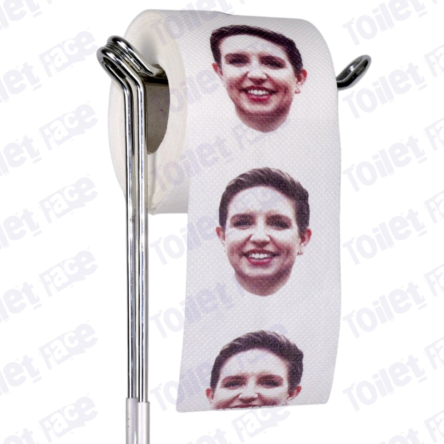 Carla Denyer Novelty Toilet Paper Product Image On A Stand