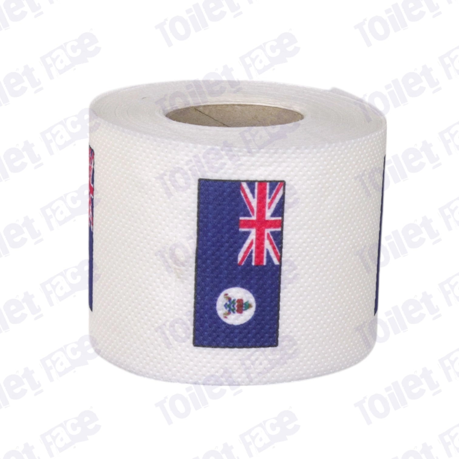 cayman islands flag printed on novelty toilet paper roll