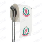 Cove Rangers Novelty Toilet Paper Product Image On A Stand|Cove Rangers Novelty Toilet Paper Product Image On It's Side||||||||