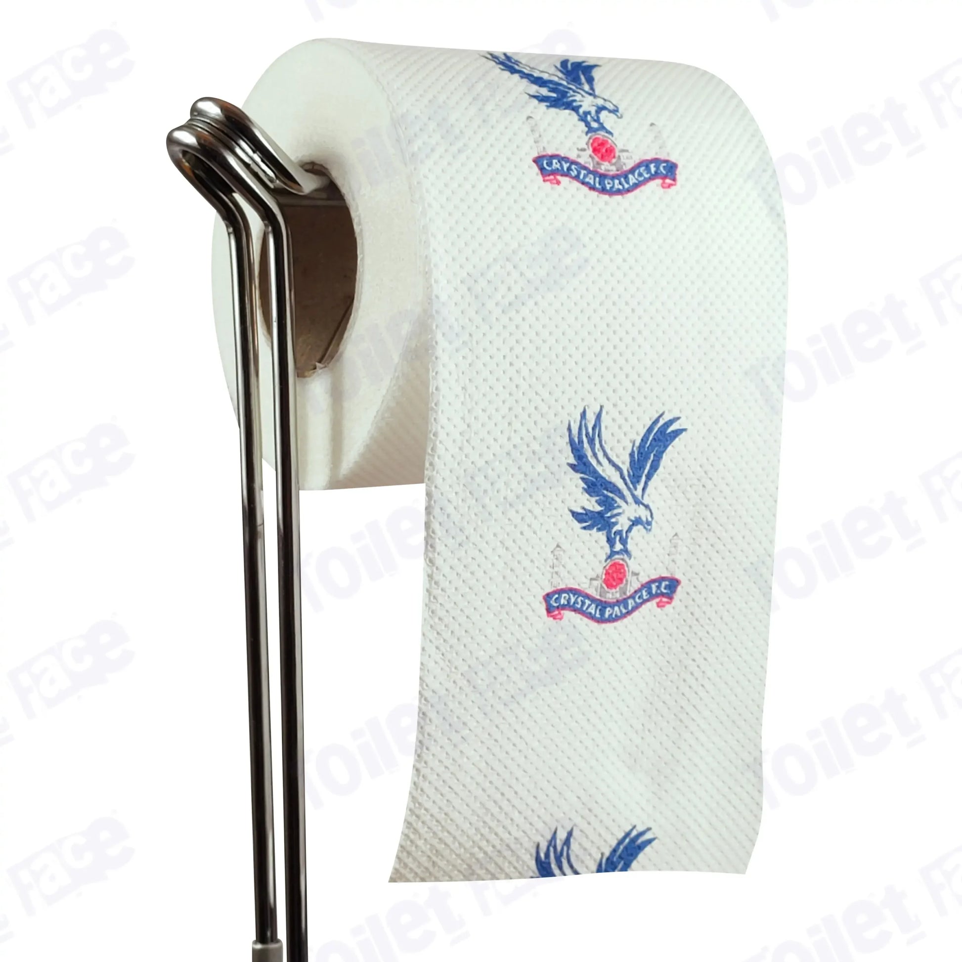 Crystal Palace Novelty Toilet Paper Product Image On A Stand|Crystal Palace Novelty Toilet Paper Product Image On It's Side|||||||||||||||