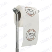 Derby County Novelty Toilet Paper Product Image On A Stand|Derby County Novelty Toilet Paper Product Image On It's Side|||||||||||||||