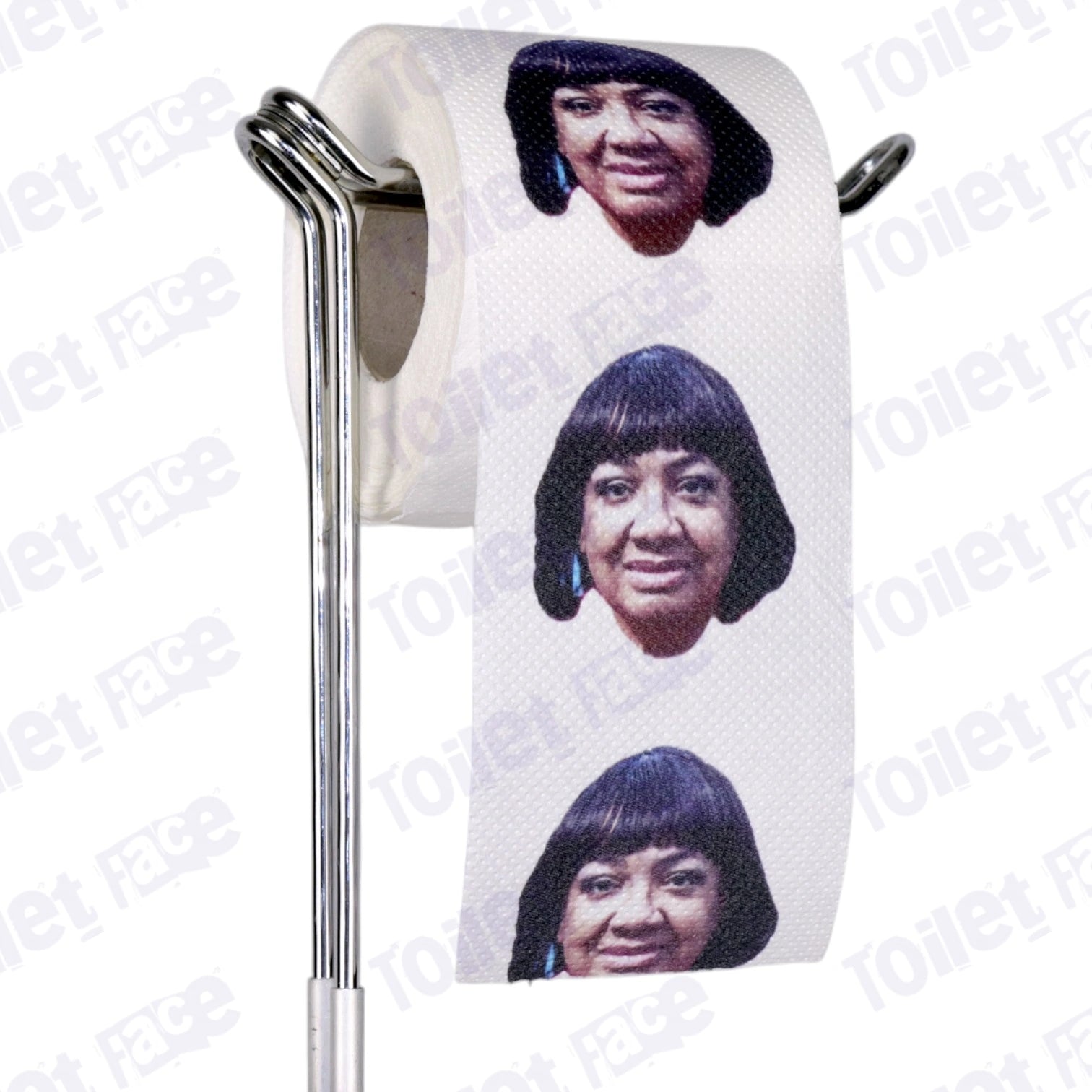 Diane Abbott Novelty Toilet Paper Product Image On A Stand