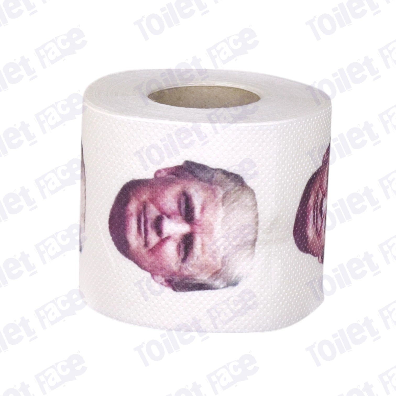 Donald Trump Novelty Toilet Paper Product Image On It's Side