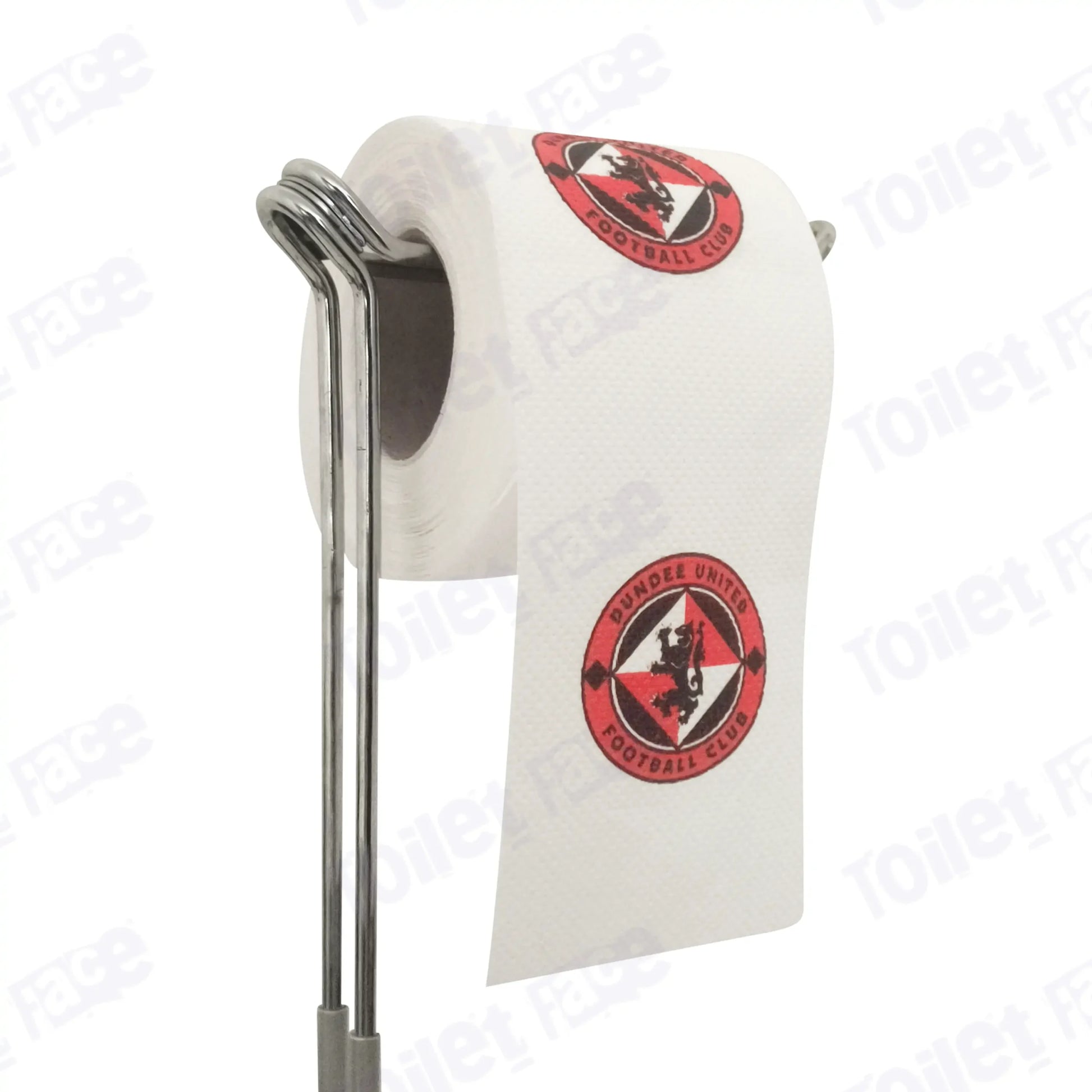 Dundee United Novelty Toilet Paper Product Image On A Stand|Dundee United Novelty Toilet Paper Product Image On It's Side|||||||||||||||||||||||