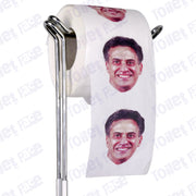 Ed Miliband Novelty Toilet Paper Product Image On A Stand