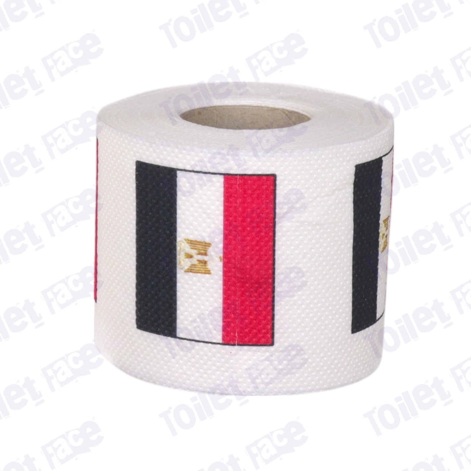 egypt flag printed on novelty toilet paper roll