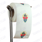 Elche Novelty Toilet Paper Product Image On A Stand|Elche Novelty Toilet Paper Product Image On It's Side|||||||||||||||