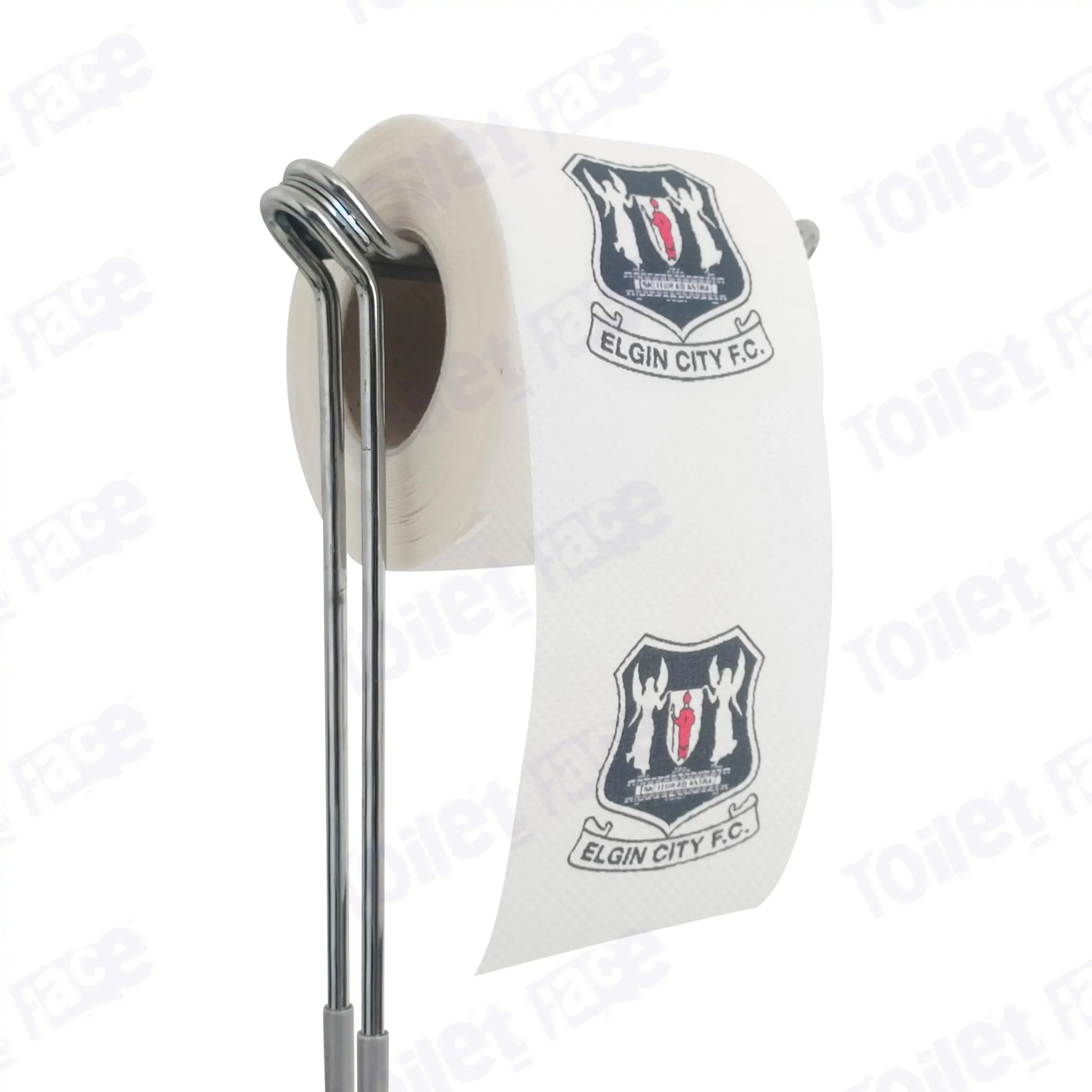 Elgin City Novelty Toilet Paper Product Image On A Stand|Elgin City Novelty Toilet Paper Product Image On It's Side|||||||||||||||