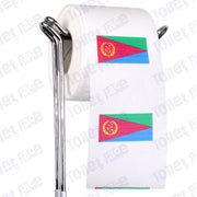 eritrea flag novelty toilet paper on a holder