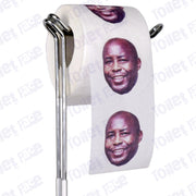 Évariste Ndayishimiye Novelty Toilet Paper Product Image On A Stand
