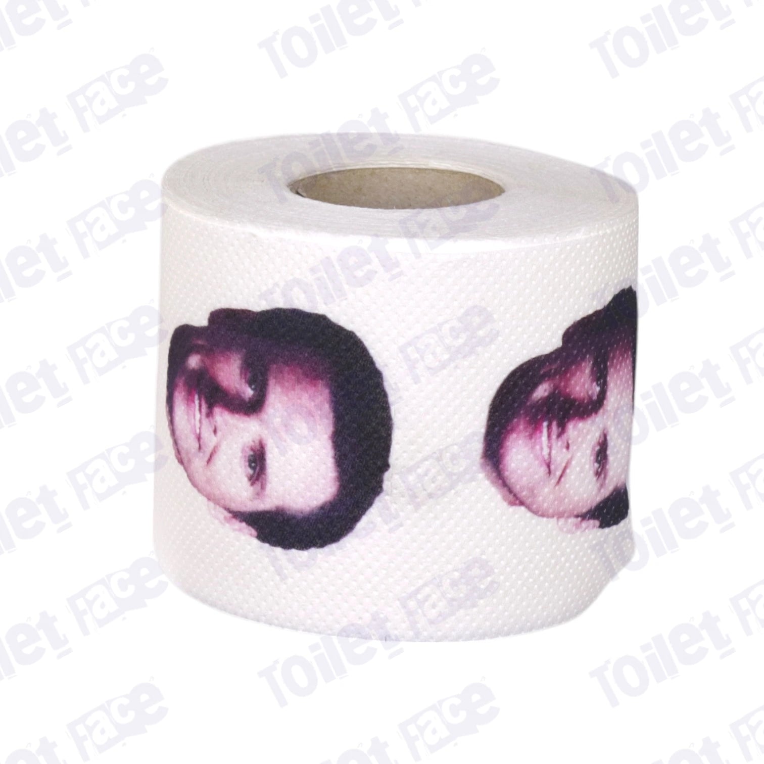 Gavin Newsom Novelty Toilet Paper Product Image On It's Side