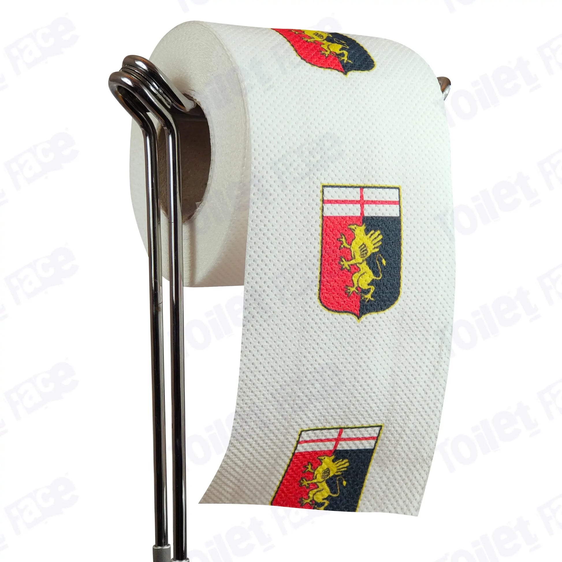 Genoa Novelty Toilet Paper Product Image On A Stand|Genoa Novelty Toilet Paper Product Image On It's Side|||||||||||||||