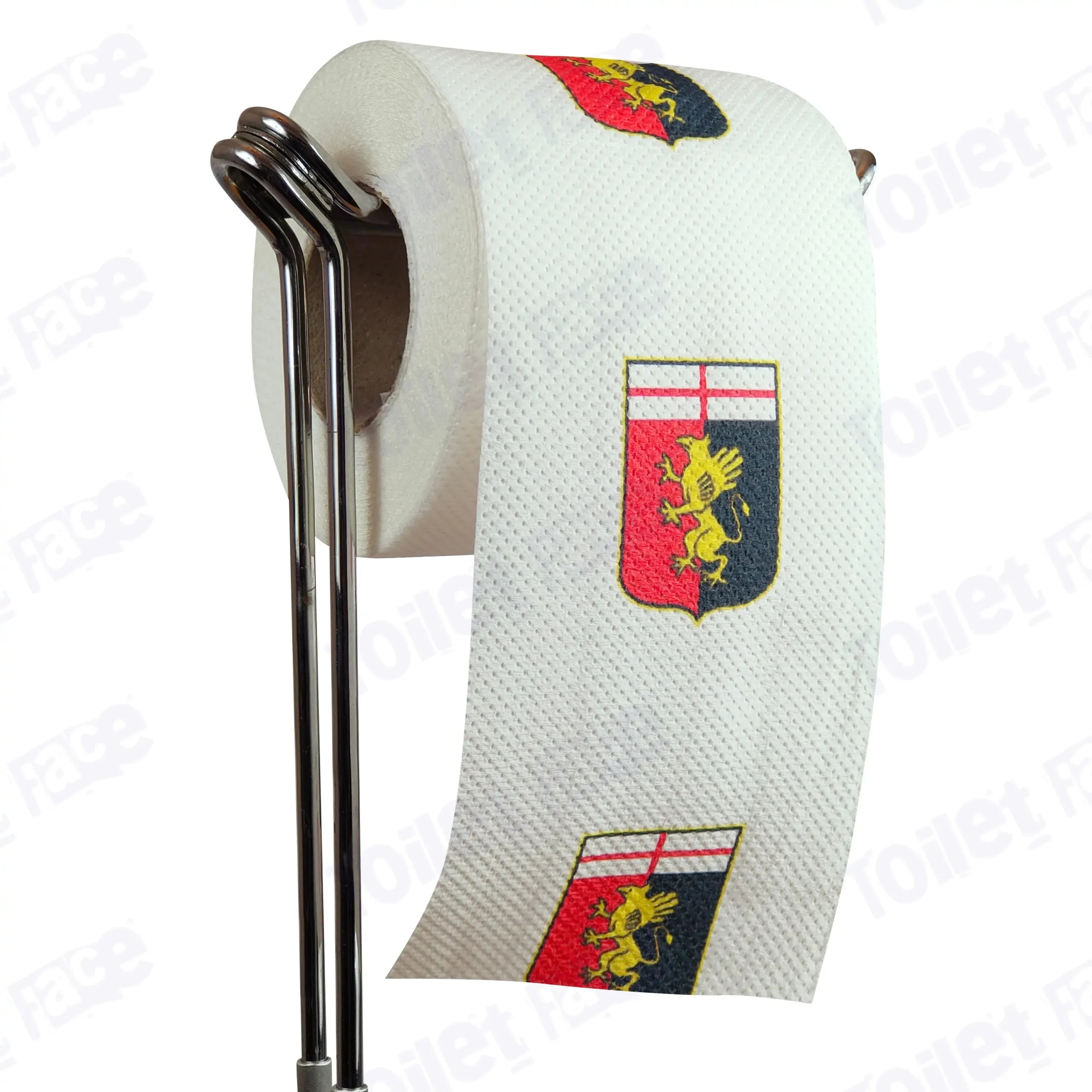 Genoa Novelty Toilet Paper Product Image On A Stand|Genoa Novelty Toilet Paper Product Image On It's Side|||||||||||||||