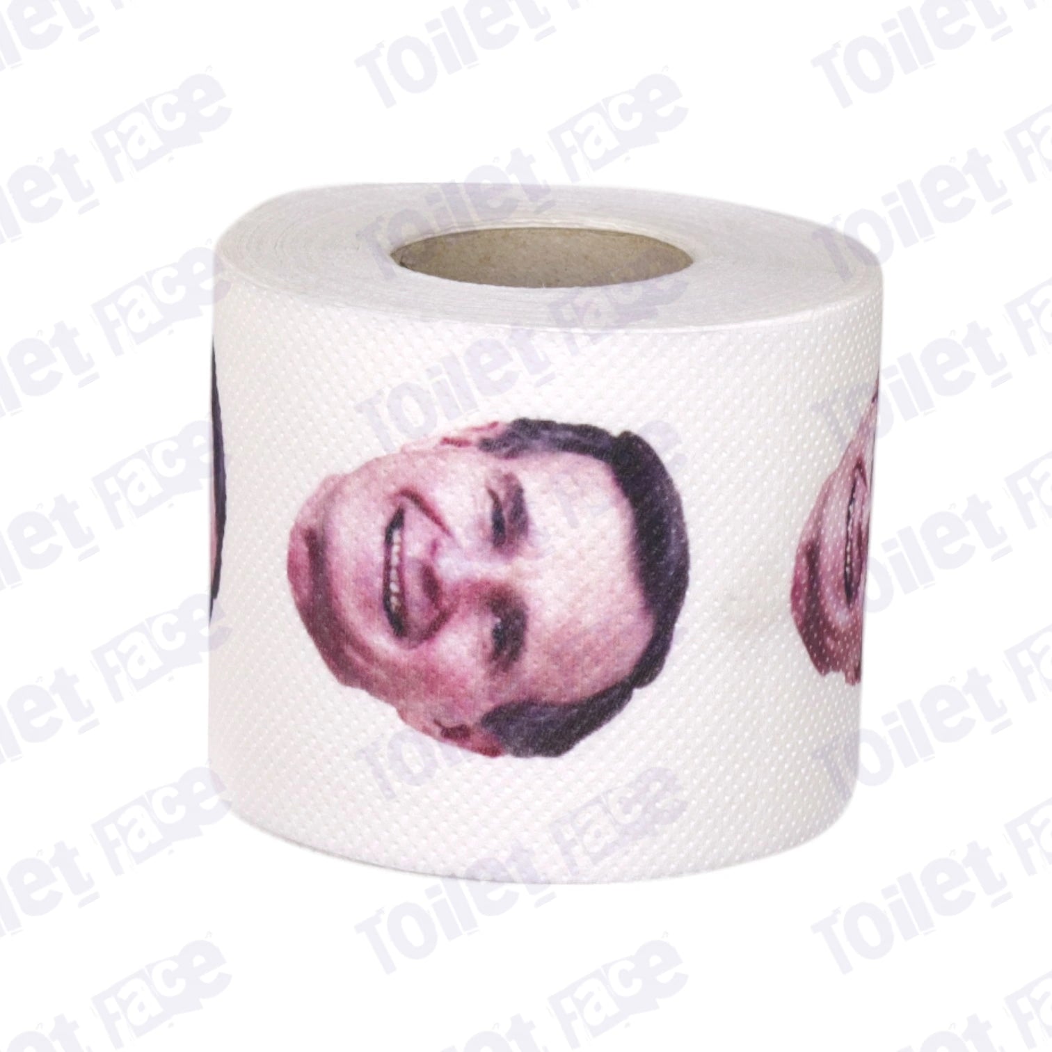 George H. W. Bush Novelty Toilet Paper Product Image On It's Side