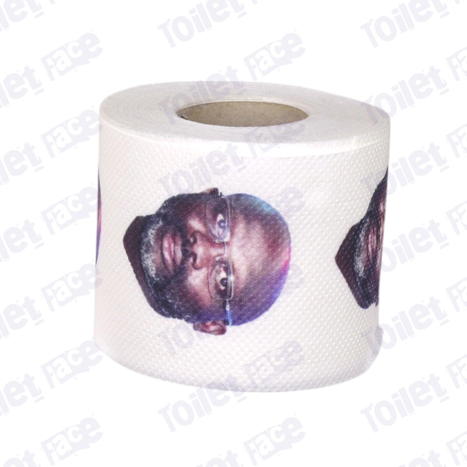 George Weah Novelty Toilet Paper Product Image On It's Side