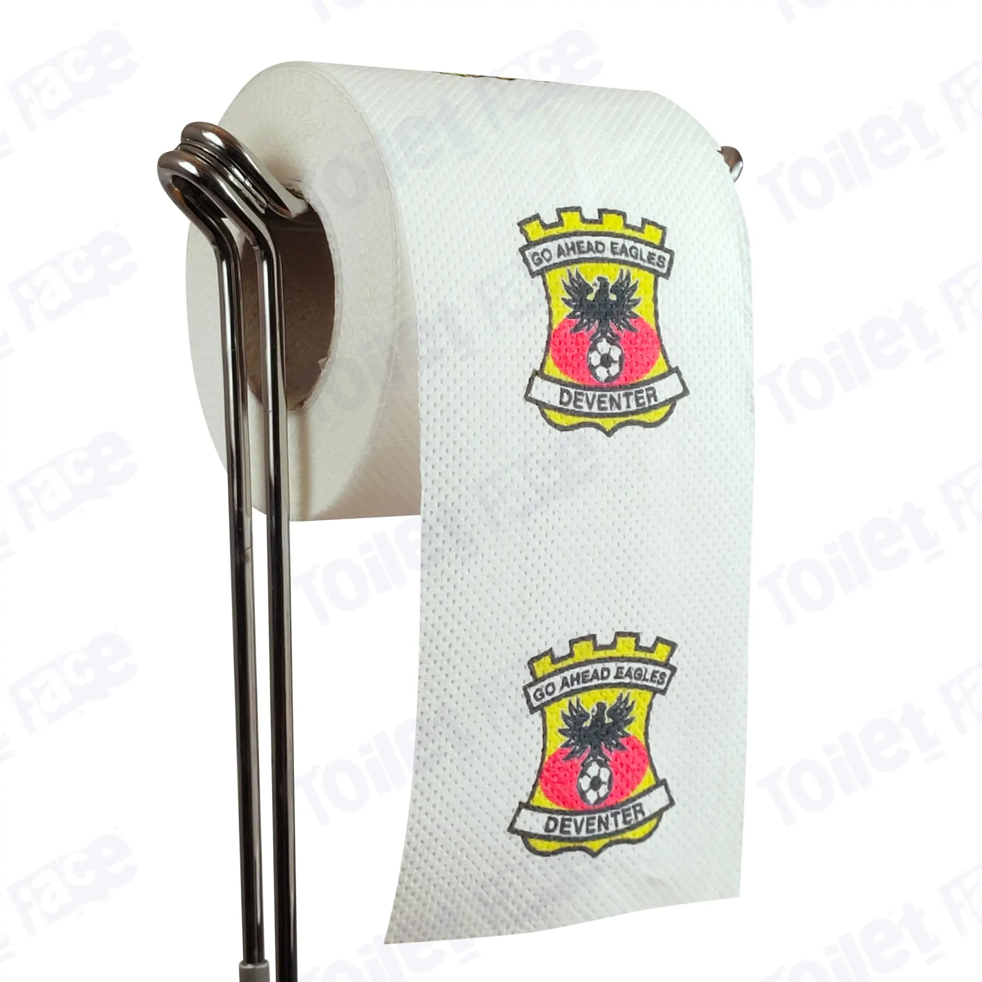 Go Ahead Eagles Novelty Toilet Paper Product Image On A Stand|Go Ahead Eagles Novelty Toilet Paper Product Image On It's Side|||||||||||||||