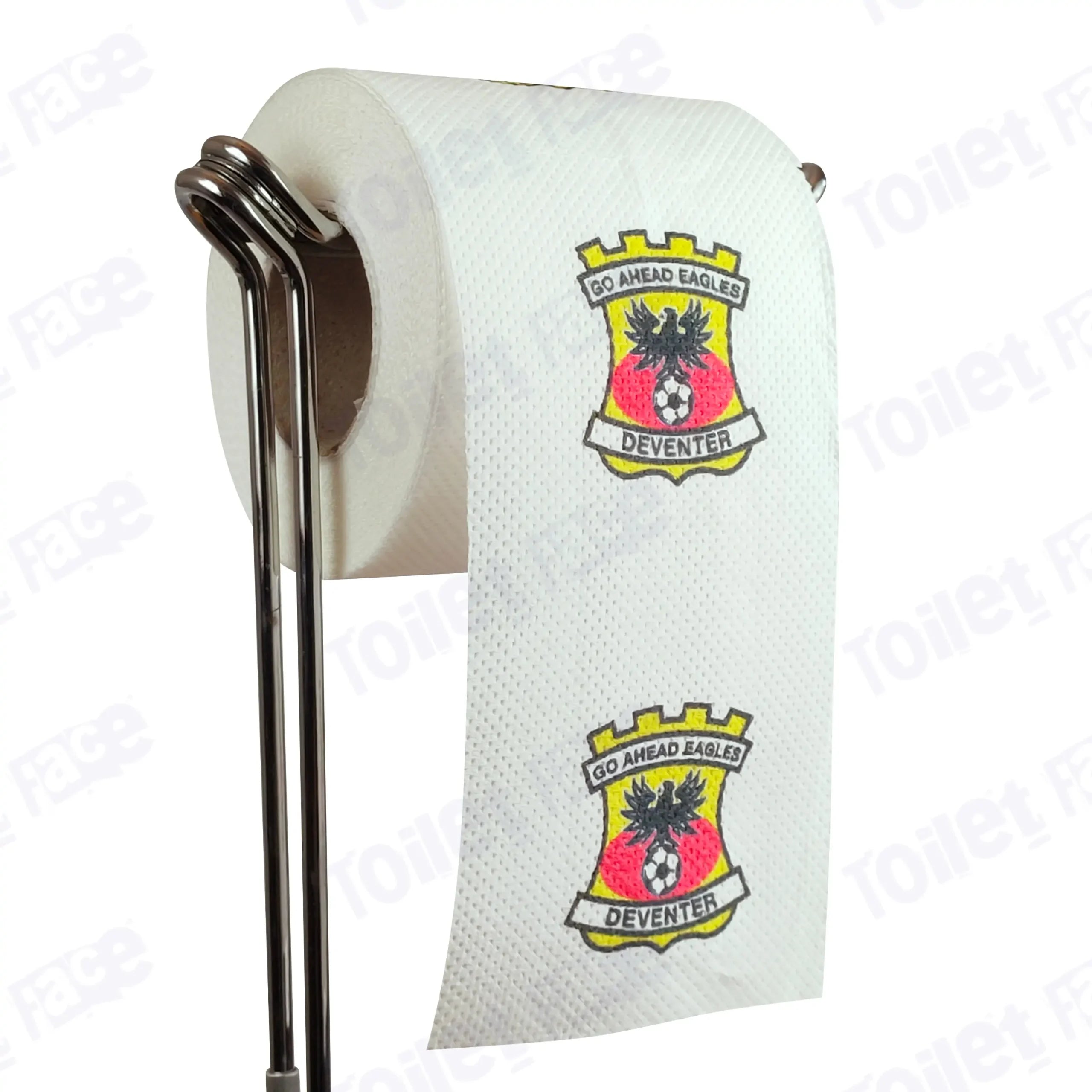 Go Ahead Eagles Novelty Toilet Paper Product Image On A Stand|Go Ahead Eagles Novelty Toilet Paper Product Image On It's Side|||||||||||||||