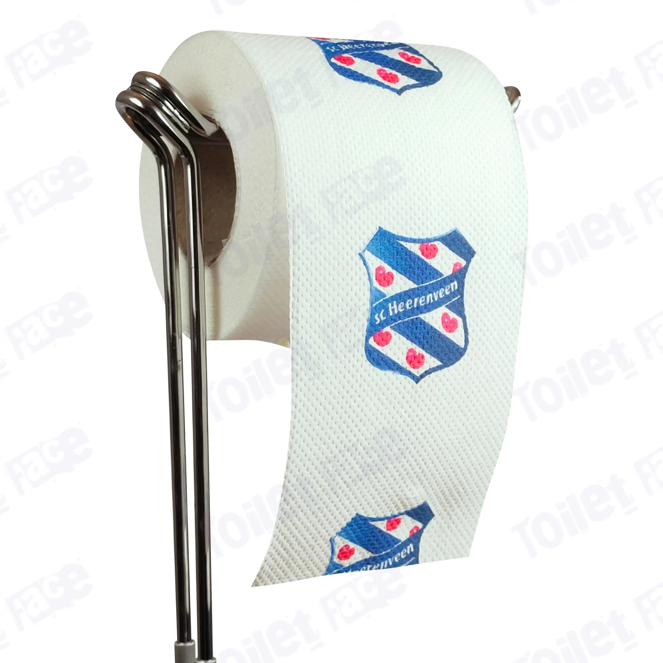 Heerenveen Novelty Toilet Paper Product Image On A Stand|Heerenveen Novelty Toilet Paper Product Image On It's Side|||||||||||||||