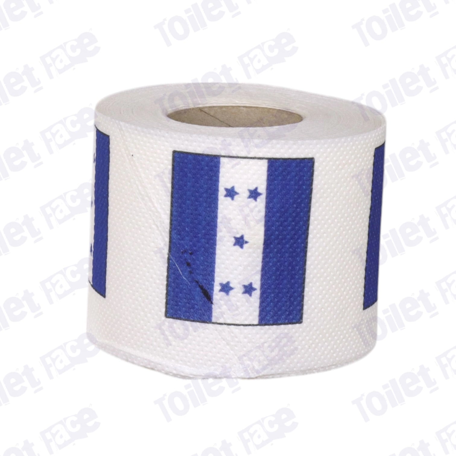 honduras flag printed on novelty toilet paper roll