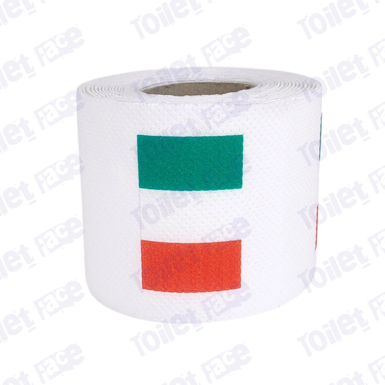 ivory coast flag novelty toilet paper on a holder