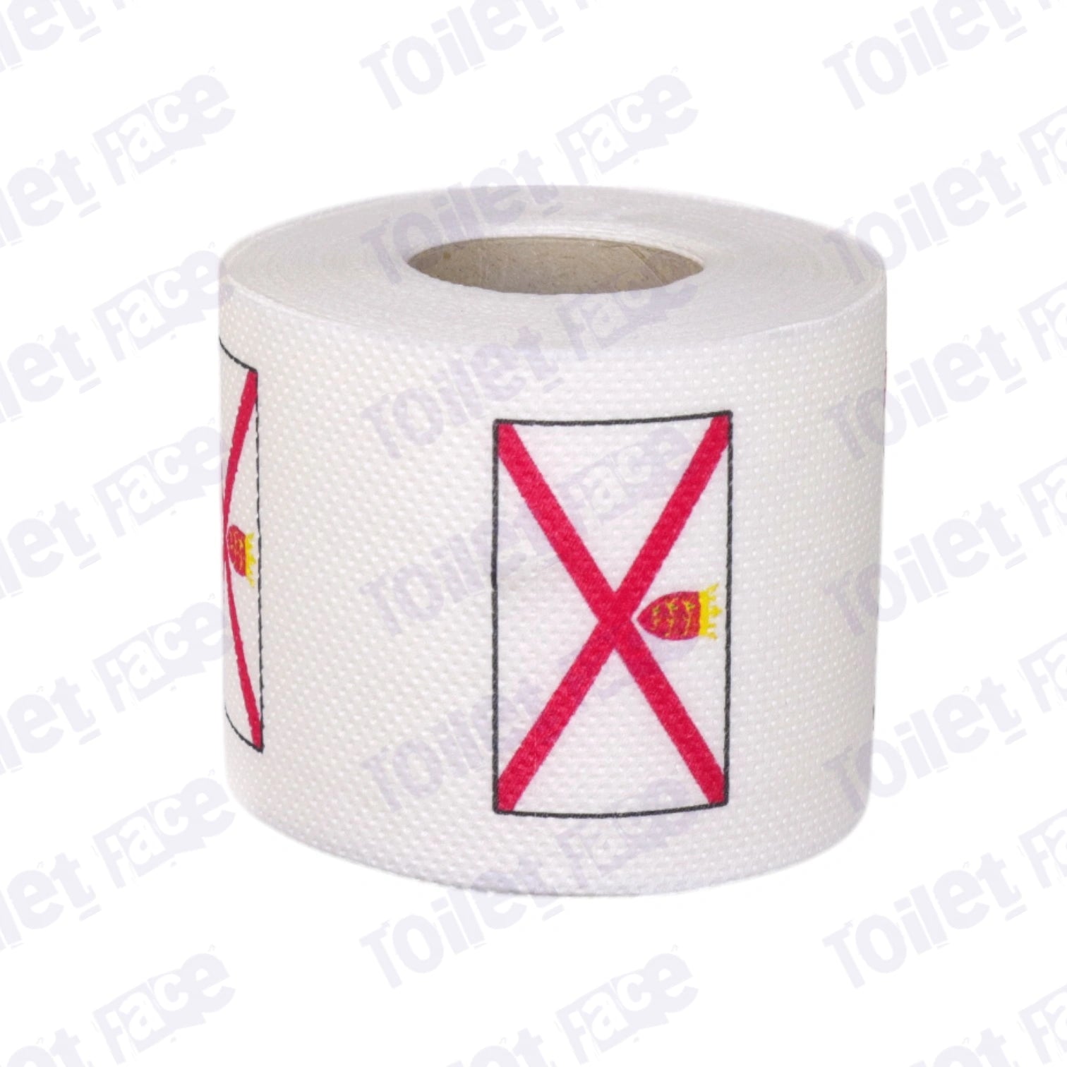 jersey flag printed on novelty toilet paper roll