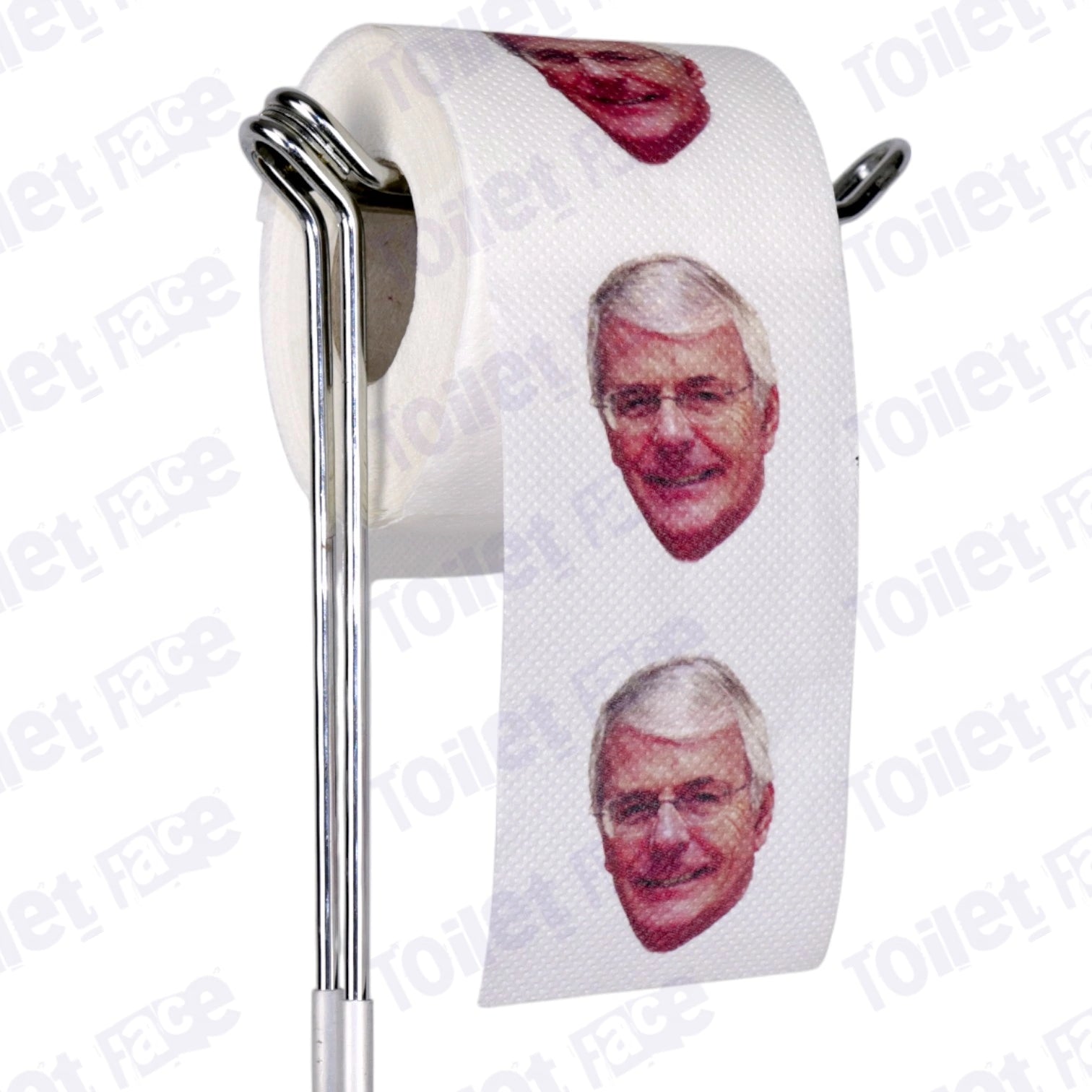 John Major Novelty Toilet Paper Product Image On A Stand