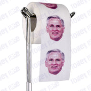 Kevin McCarthy Novelty Toilet Paper Product Image On A Stand