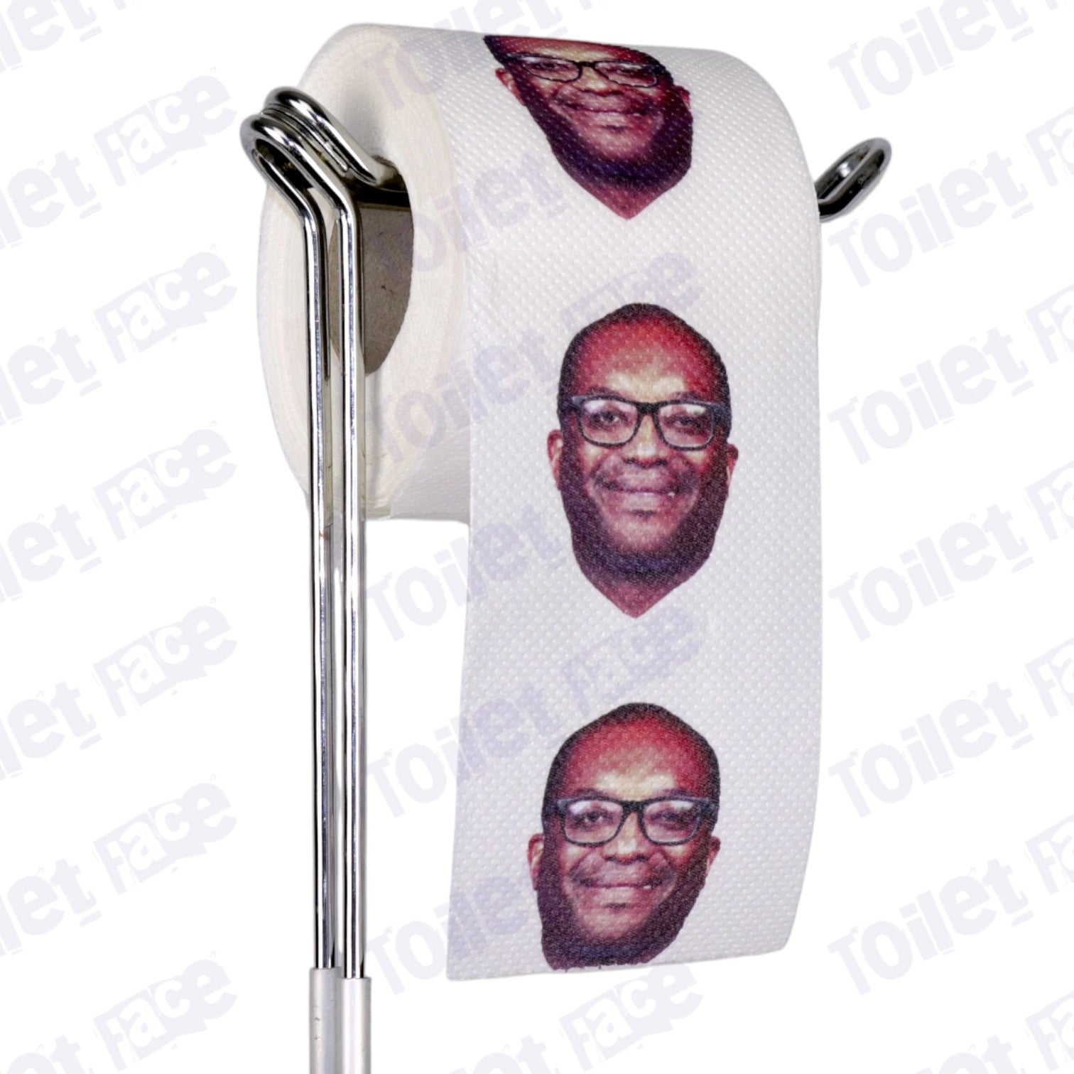 Kwasi Kwarteng Novelty Toilet Paper Product Image On A Stand