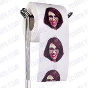 Lauren Boebert Novelty Toilet Paper Product Image On A Stand