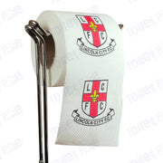 Lincoln City Novelty Toilet Paper Product Image On A Stand|Lincoln City Novelty Toilet Paper Product Image On It's Side|||||||||||||||