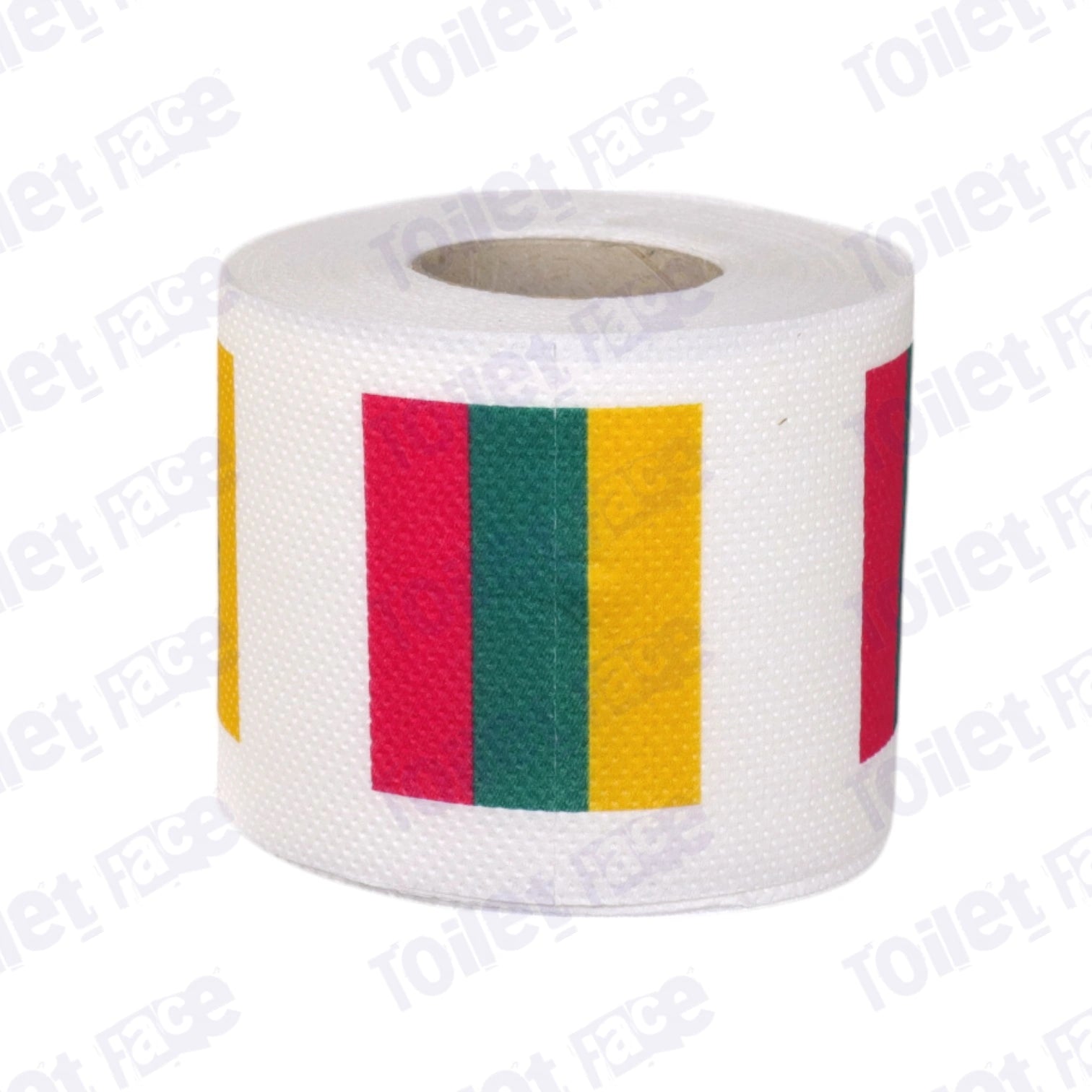 lithuania flag printed on novelty toilet paper roll
